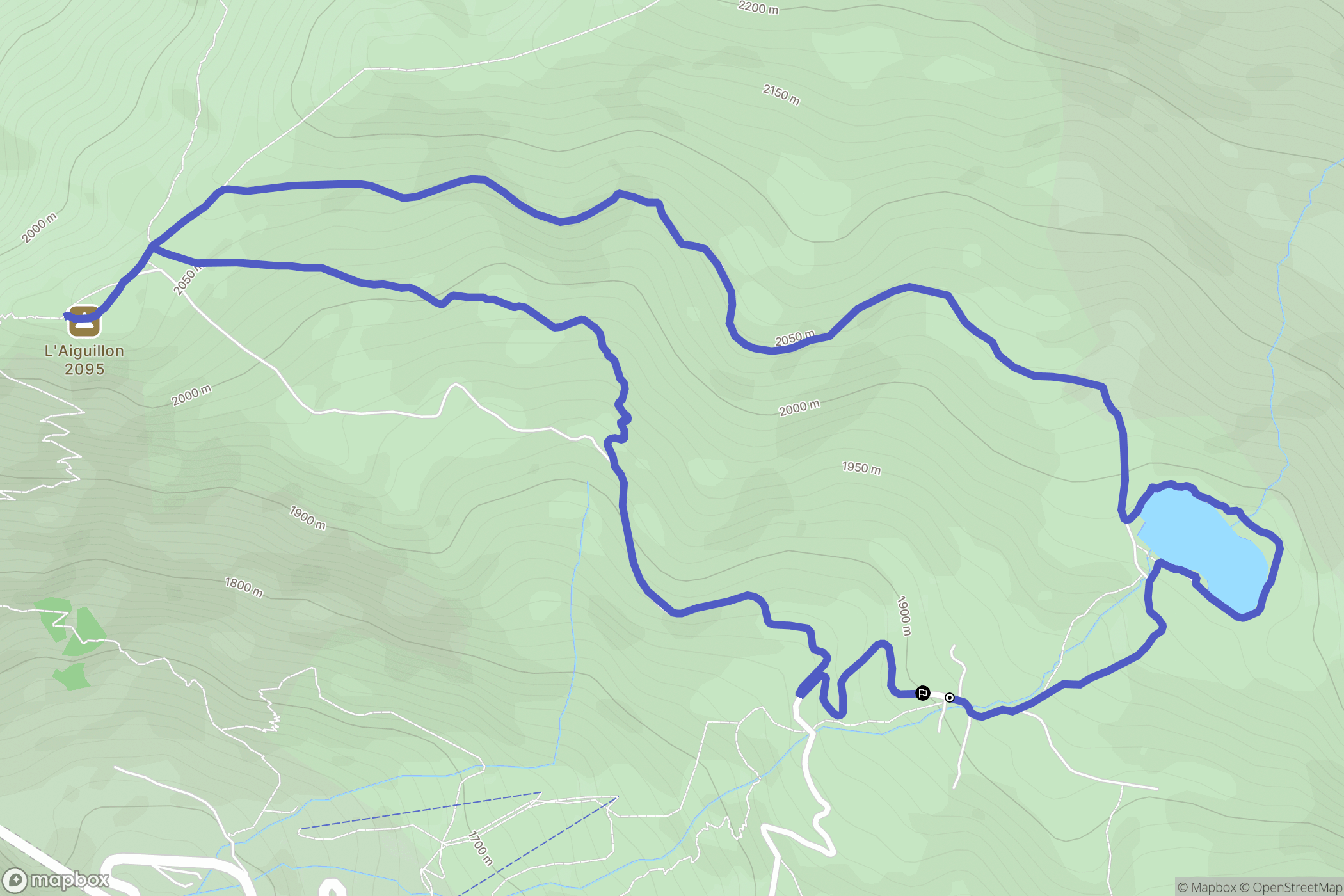 Villar-d'Arêne: routekaart voor buitenactiviteiten - France
