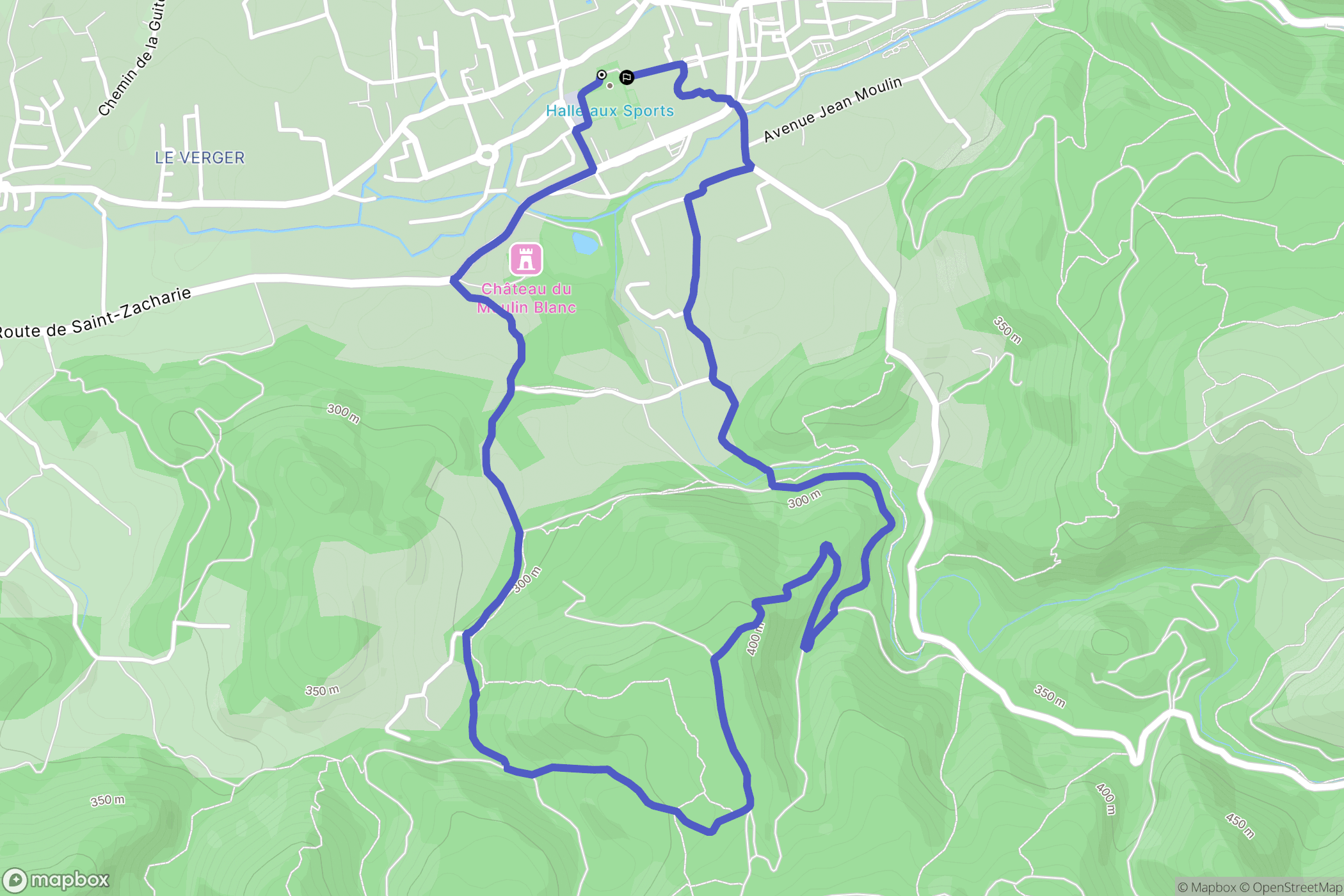 Saint-Zacharie: routekaart voor buitenactiviteiten - France