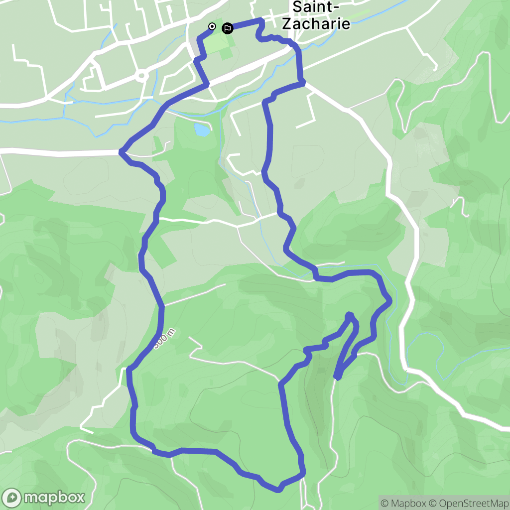 Saint-Zacharie: routekaart voor buitenactiviteiten - France