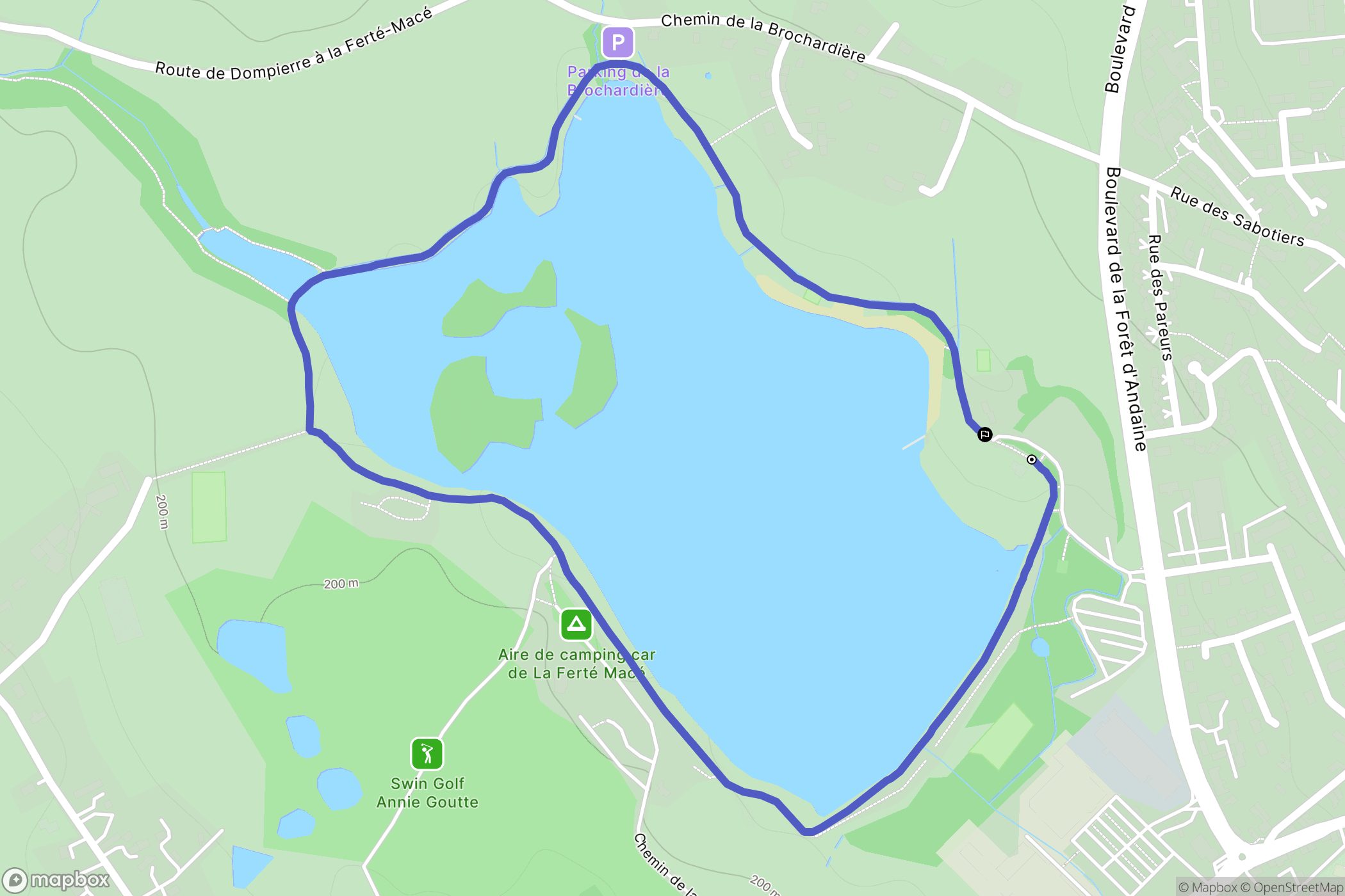 La Ferté-Macé: routekaart voor buitenactiviteiten - France