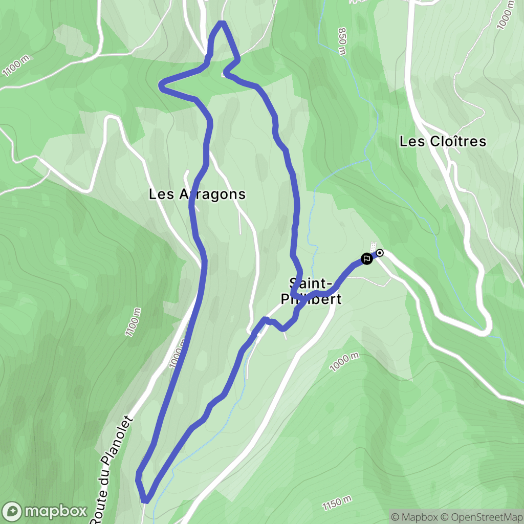 Saint-Pierre-d'Entremont: routekaart voor buitenactiviteiten - France