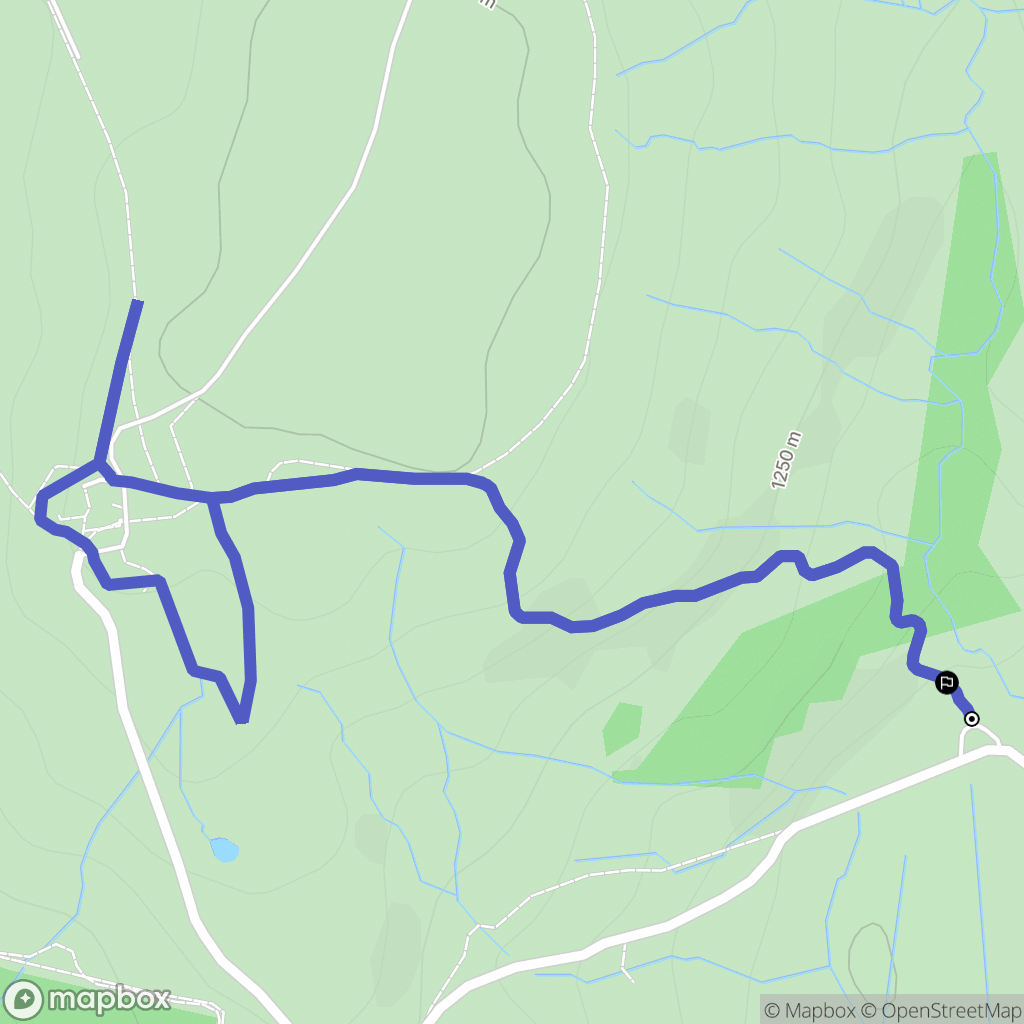 Besse-et-Saint-Anastaise : carte du parcours de randonnée - France