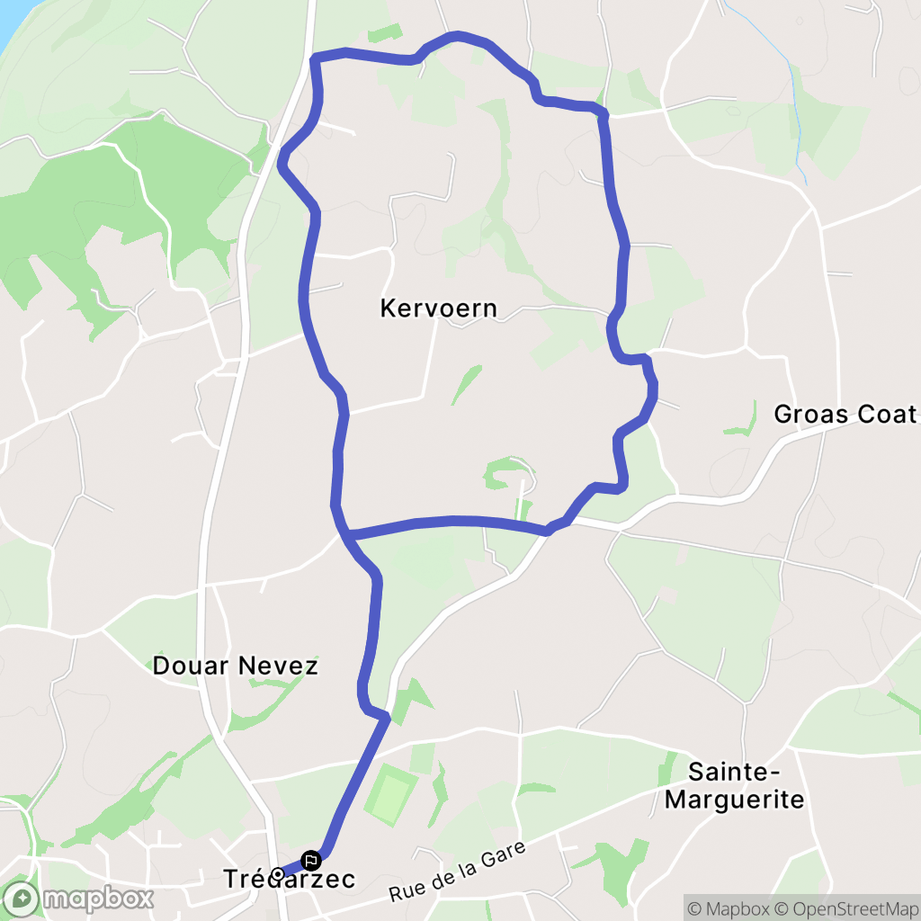 Trédarzec: routekaart voor buitenactiviteiten - France