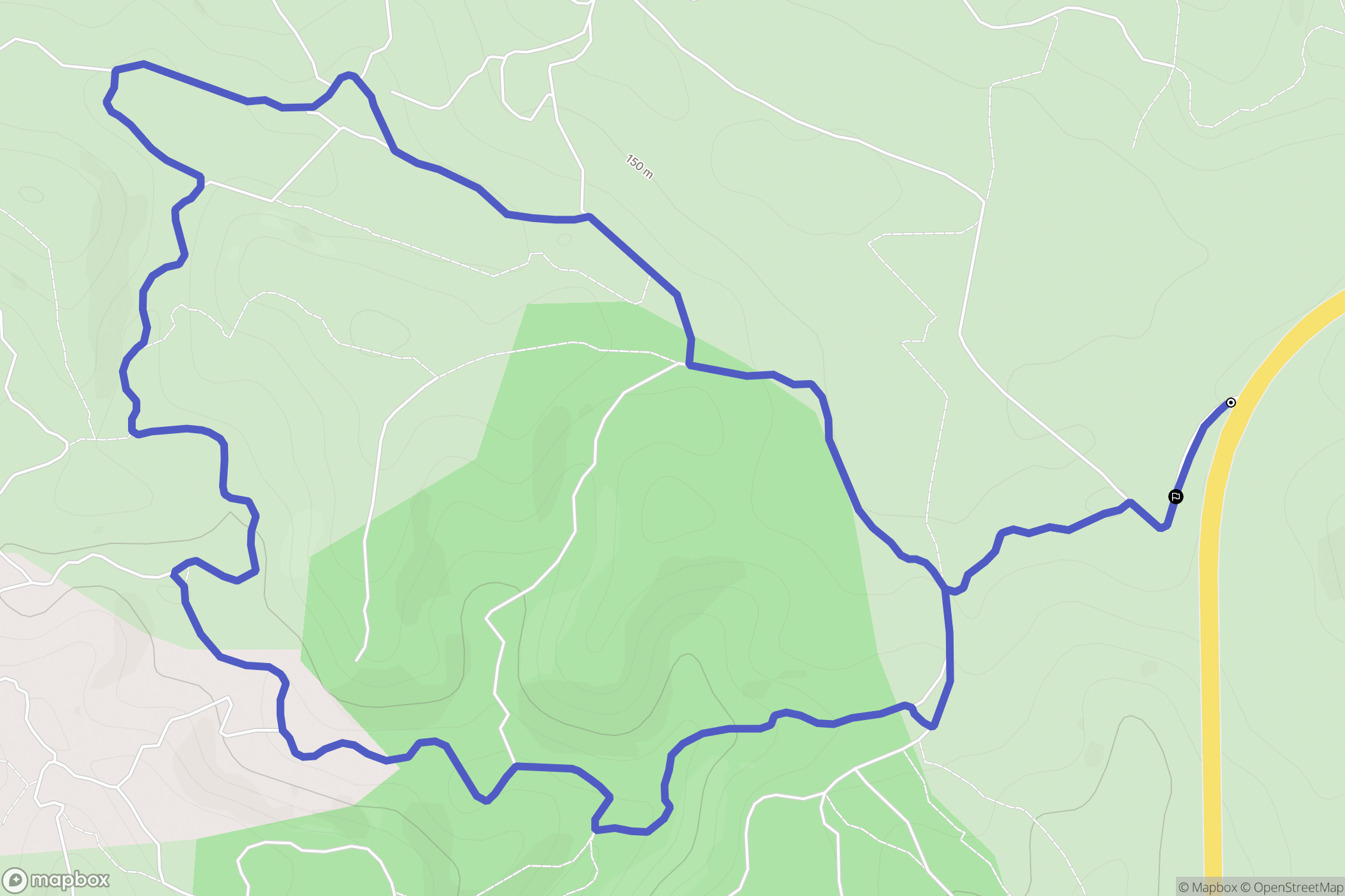 Ensuès-la-Redonne : carte du parcours de randonnée - France