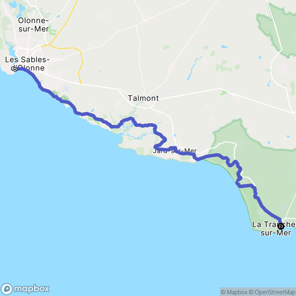 Les Sables-d'Olonne: routekaart voor buitenactiviteiten - France