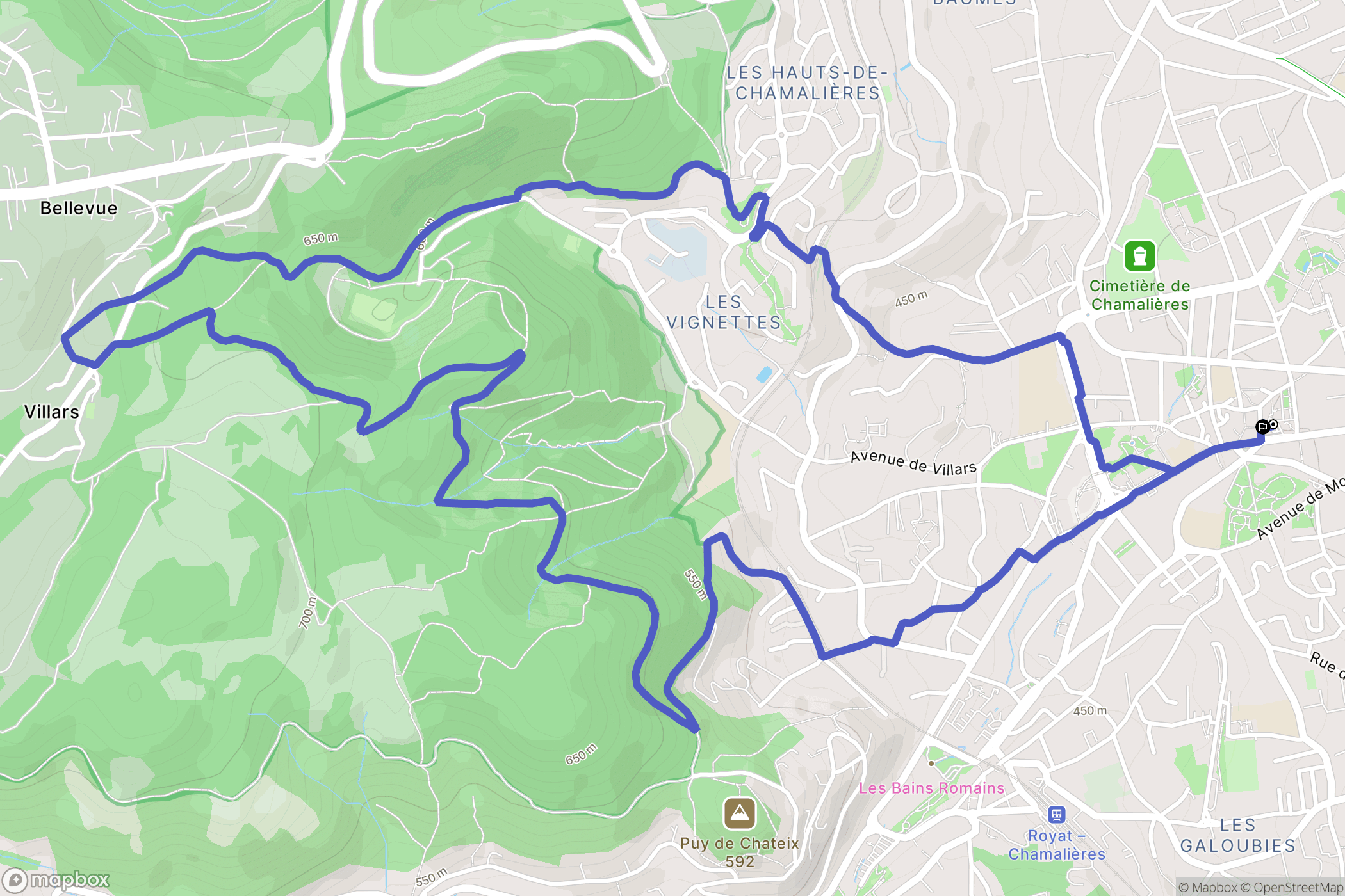 Chamalières: routekaart voor buitenactiviteiten - France