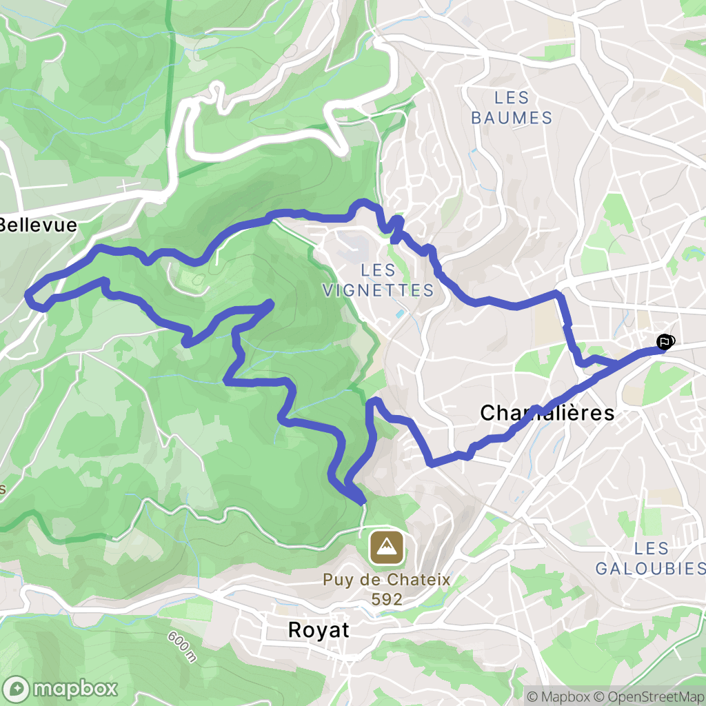 Chamalières: routekaart voor buitenactiviteiten - France
