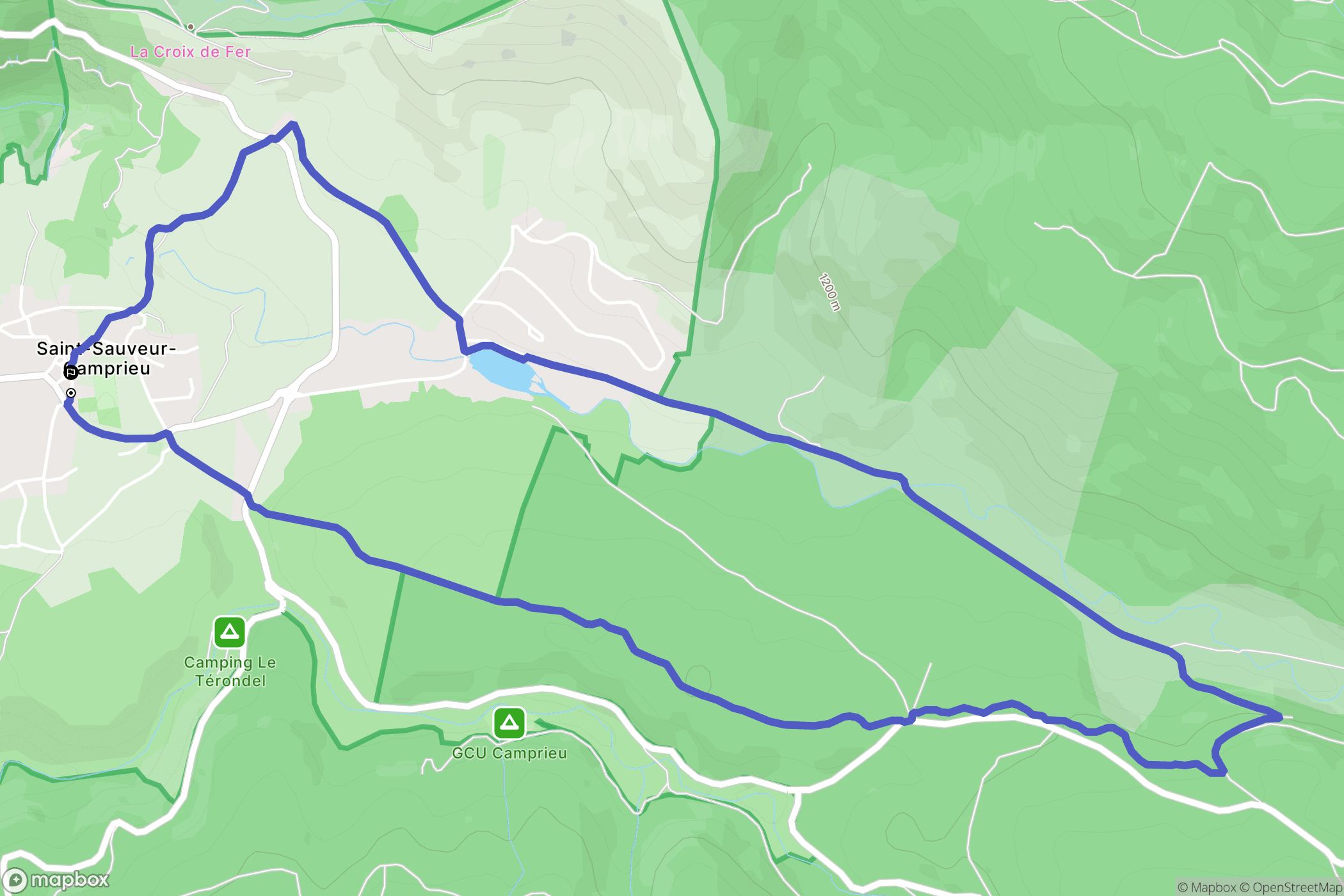 Saint-Sauveur-Camprieu: routekaart voor buitenactiviteiten - France