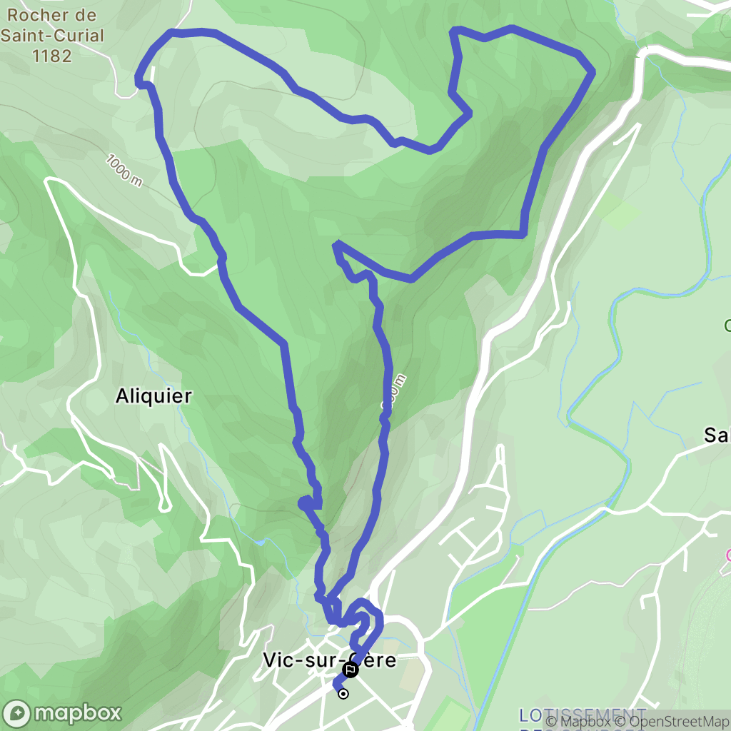 Vic-sur-Cère: routekaart voor buitenactiviteiten - France