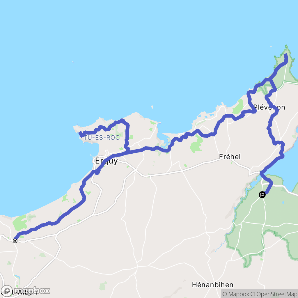 Pléneuf-Val-André: routekaart voor buitenactiviteiten - France