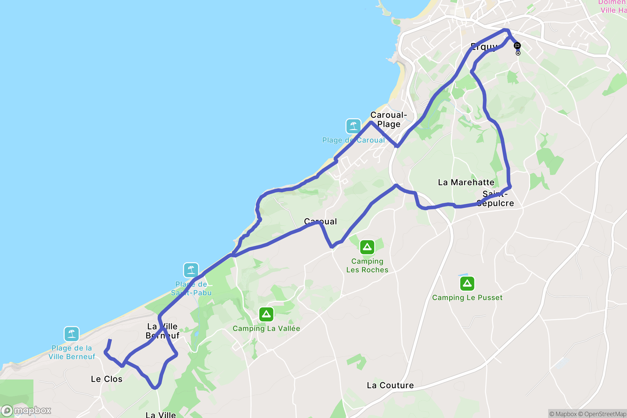 Erquy: routekaart voor buitenactiviteiten - France