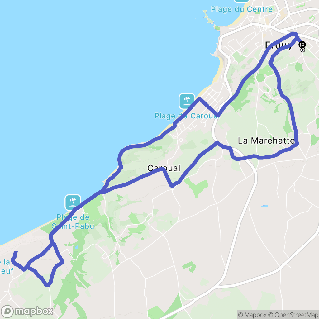 Erquy: routekaart voor buitenactiviteiten - France