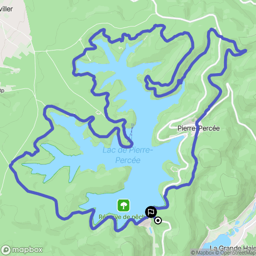 Pierre-Percée: routekaart voor buitenactiviteiten - France