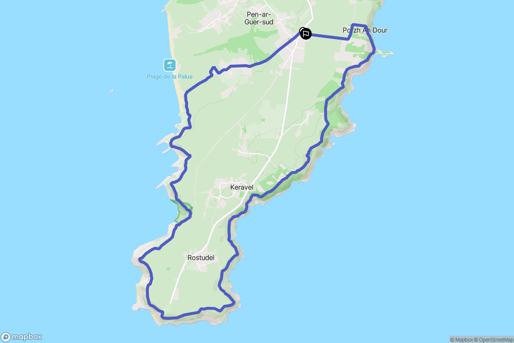 Crozon: routekaart voor buitenactiviteiten - France