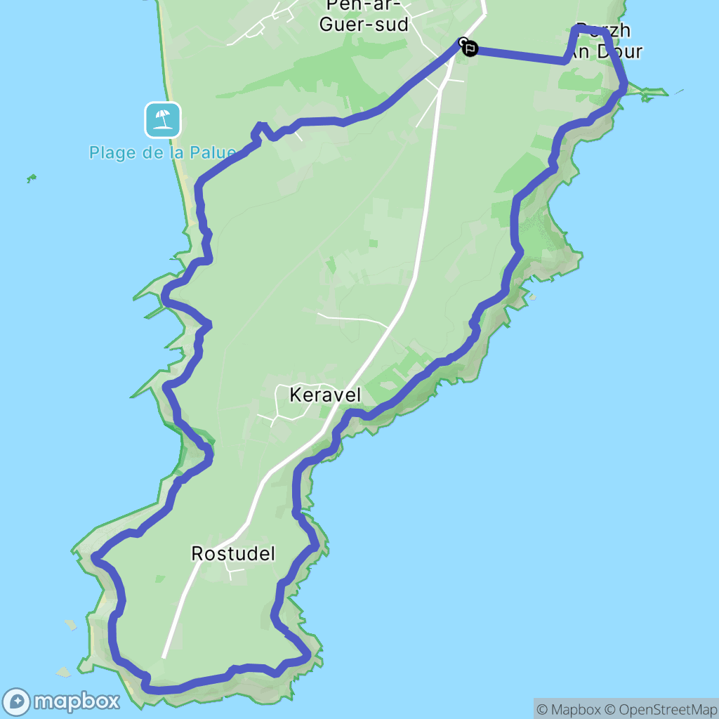 Crozon: routekaart voor buitenactiviteiten - France