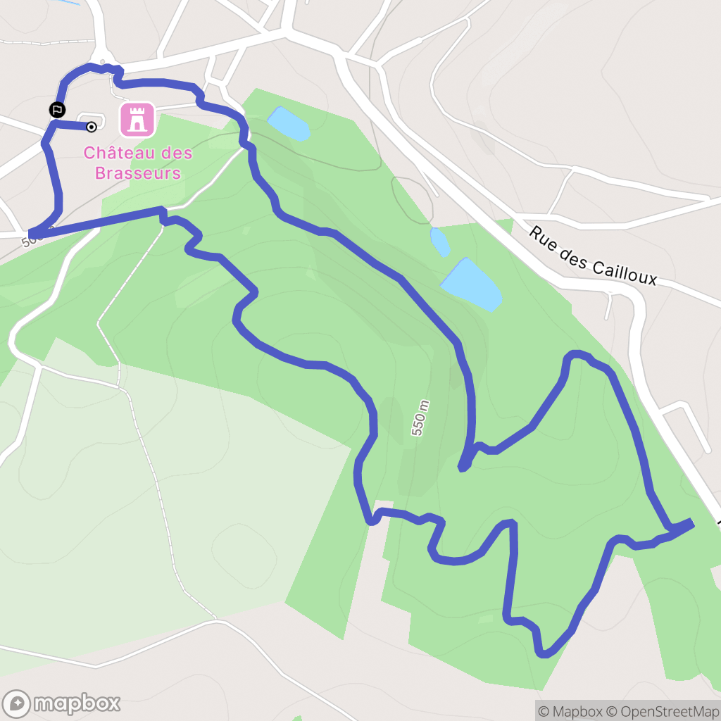 Xertigny : carte du parcours de randonnée - France