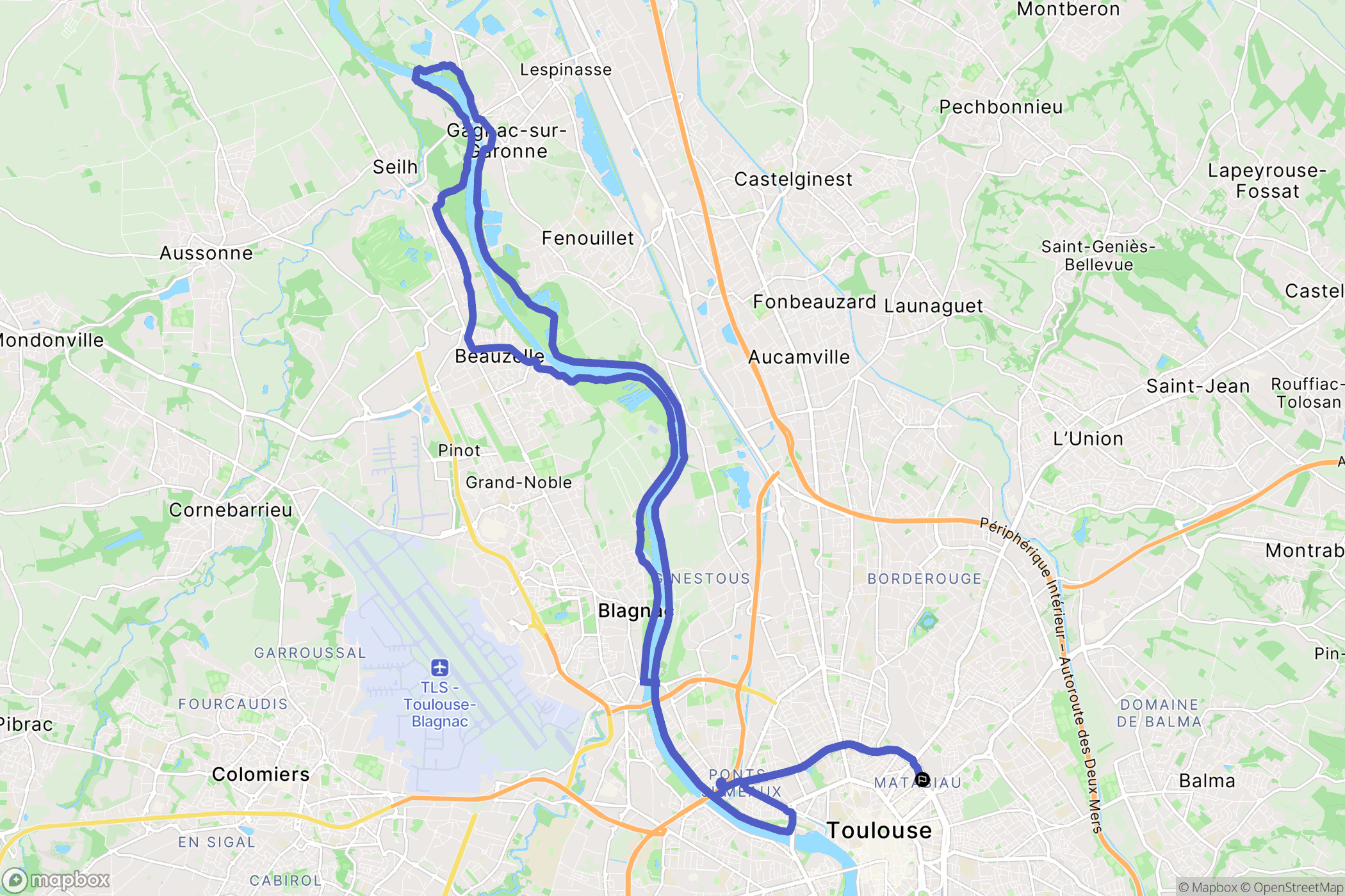 Toulouse: routekaart voor buitenactiviteiten - France