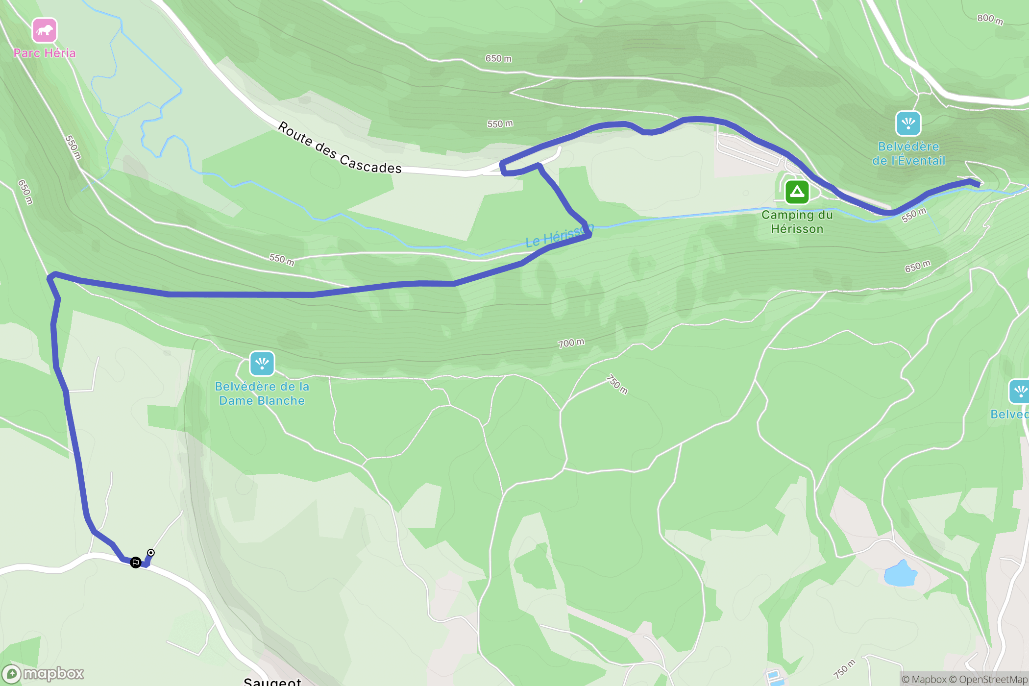 Saugeot: routekaart voor buitenactiviteiten - France