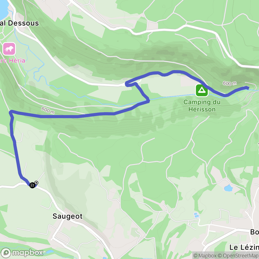 Saugeot: routekaart voor buitenactiviteiten - France