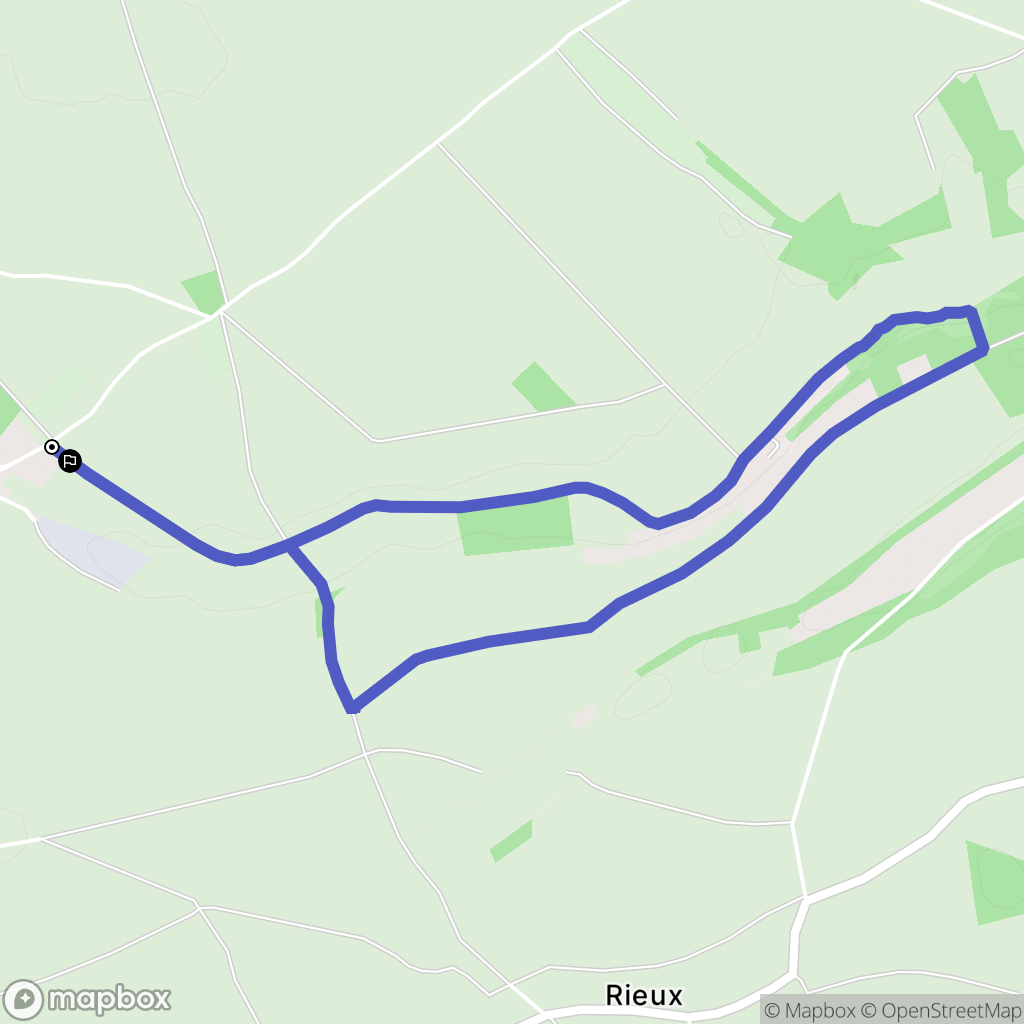 Cempuis : carte du parcours de randonnée - France