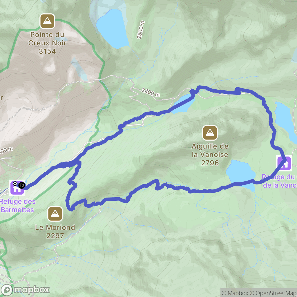 Pralognan-la-Vanoise: routekaart voor buitenactiviteiten - France