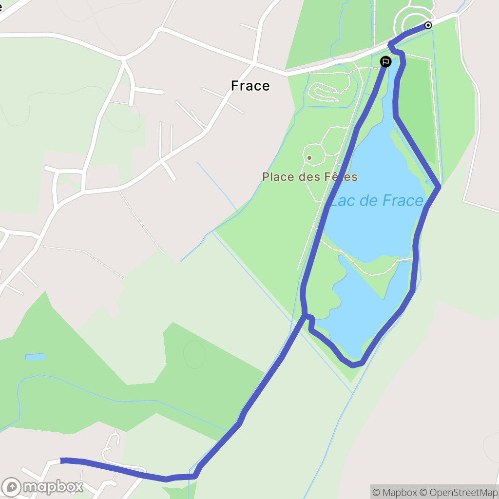 Aigrefeuille-d'Aunis : carte du parcours de randonnée - France