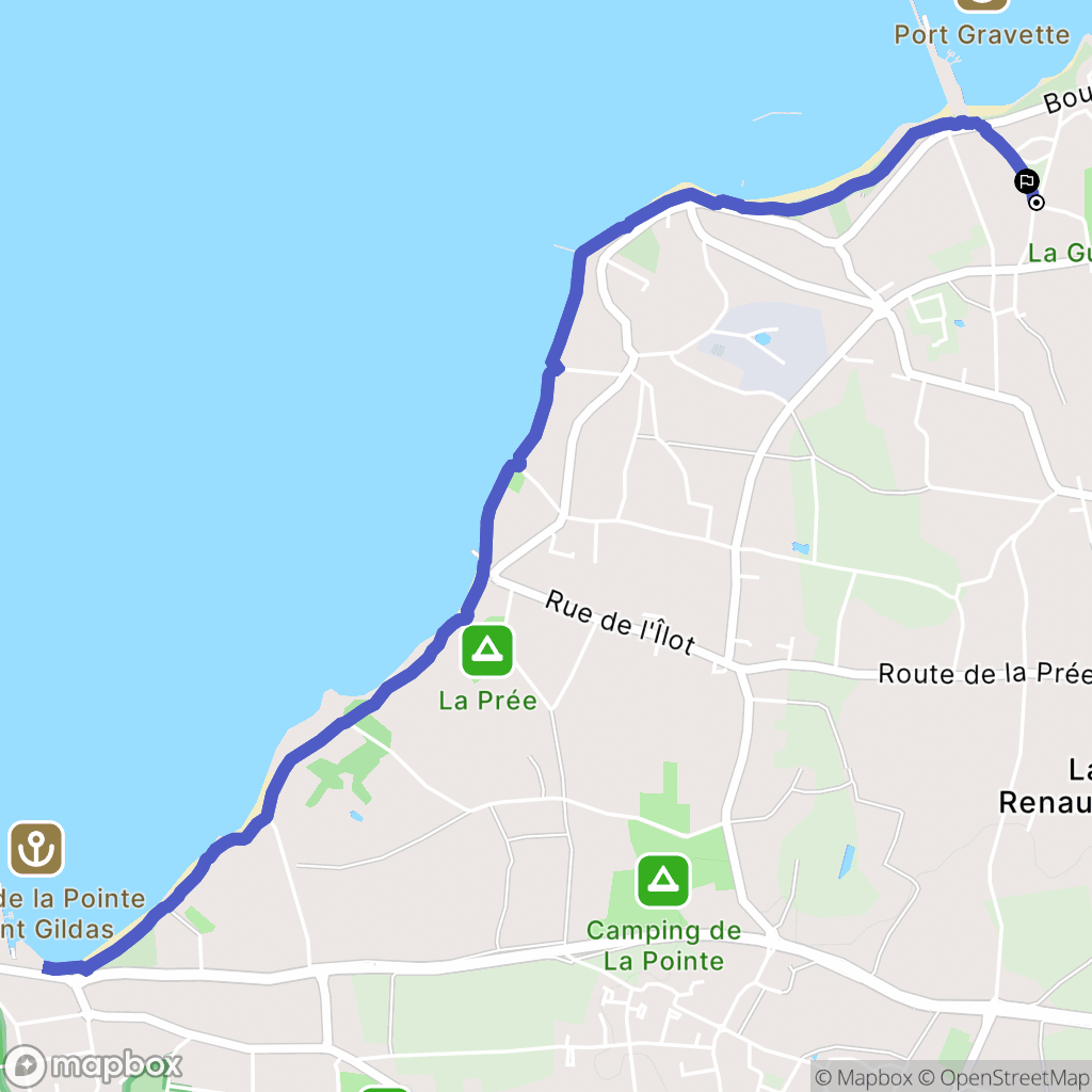 La Plaine-sur-Mer: routekaart voor buitenactiviteiten - France