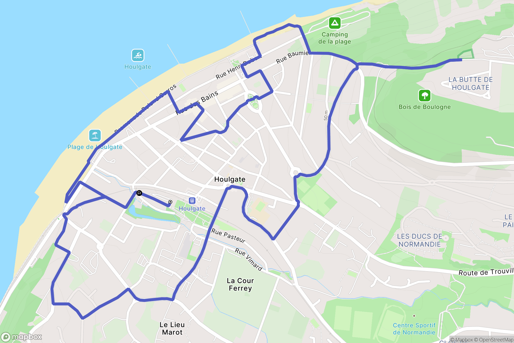 Houlgate: routekaart voor buitenactiviteiten - France