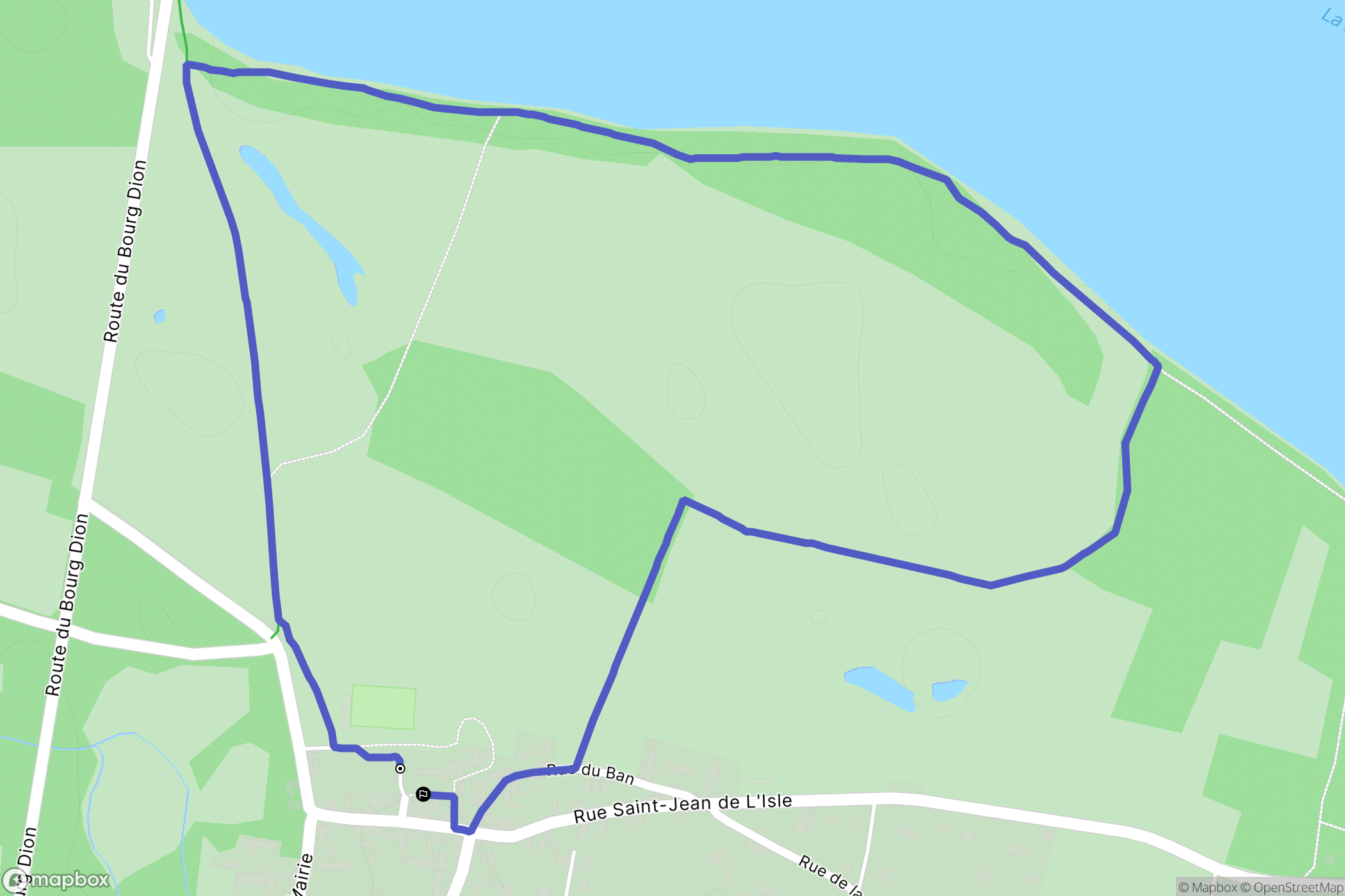 Brissac-Loire-Aubance : carte du parcours de randonnée - France