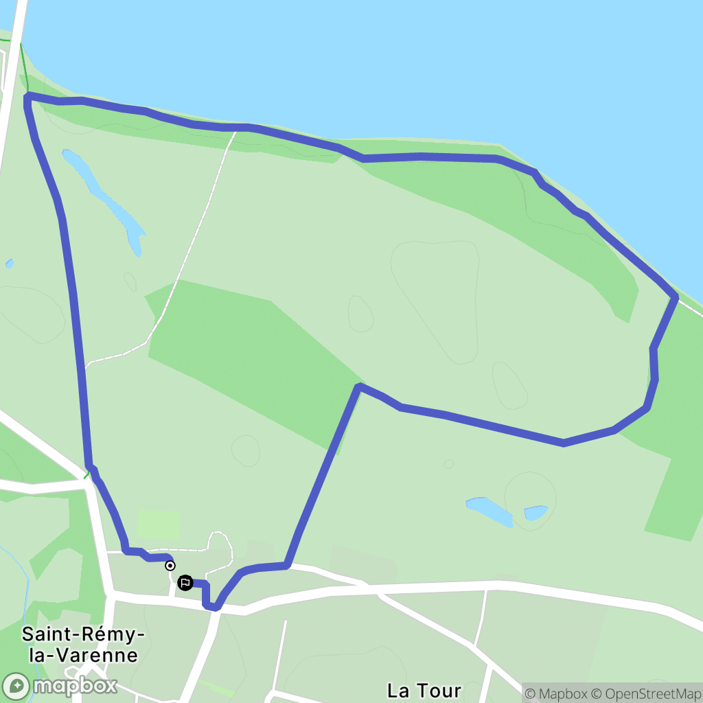 Brissac-Loire-Aubance : carte du parcours de randonnée - France
