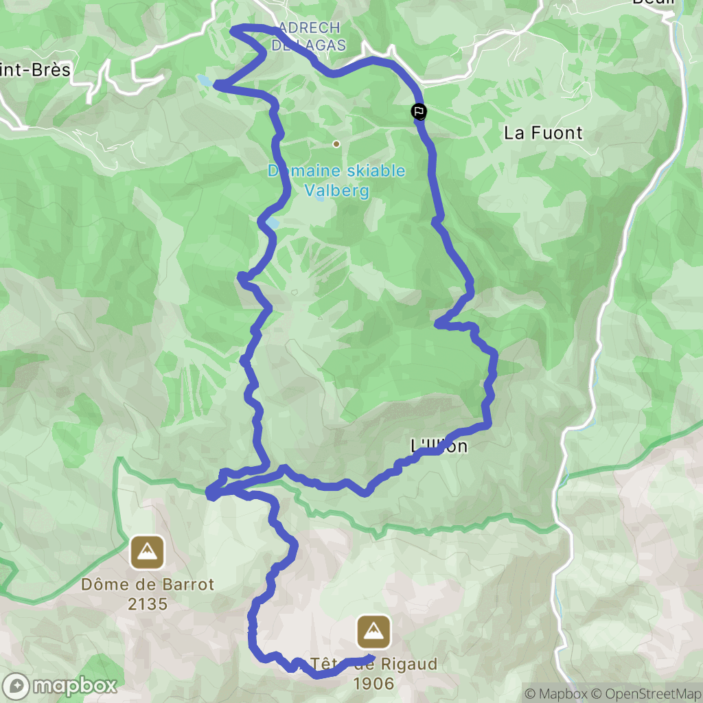 Beuil: routekaart voor buitenactiviteiten - France