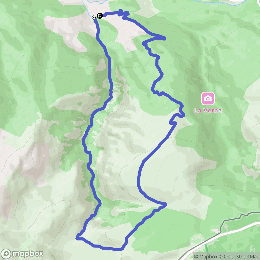 Sainte-Engrâce : carte du parcours de randonnée - France