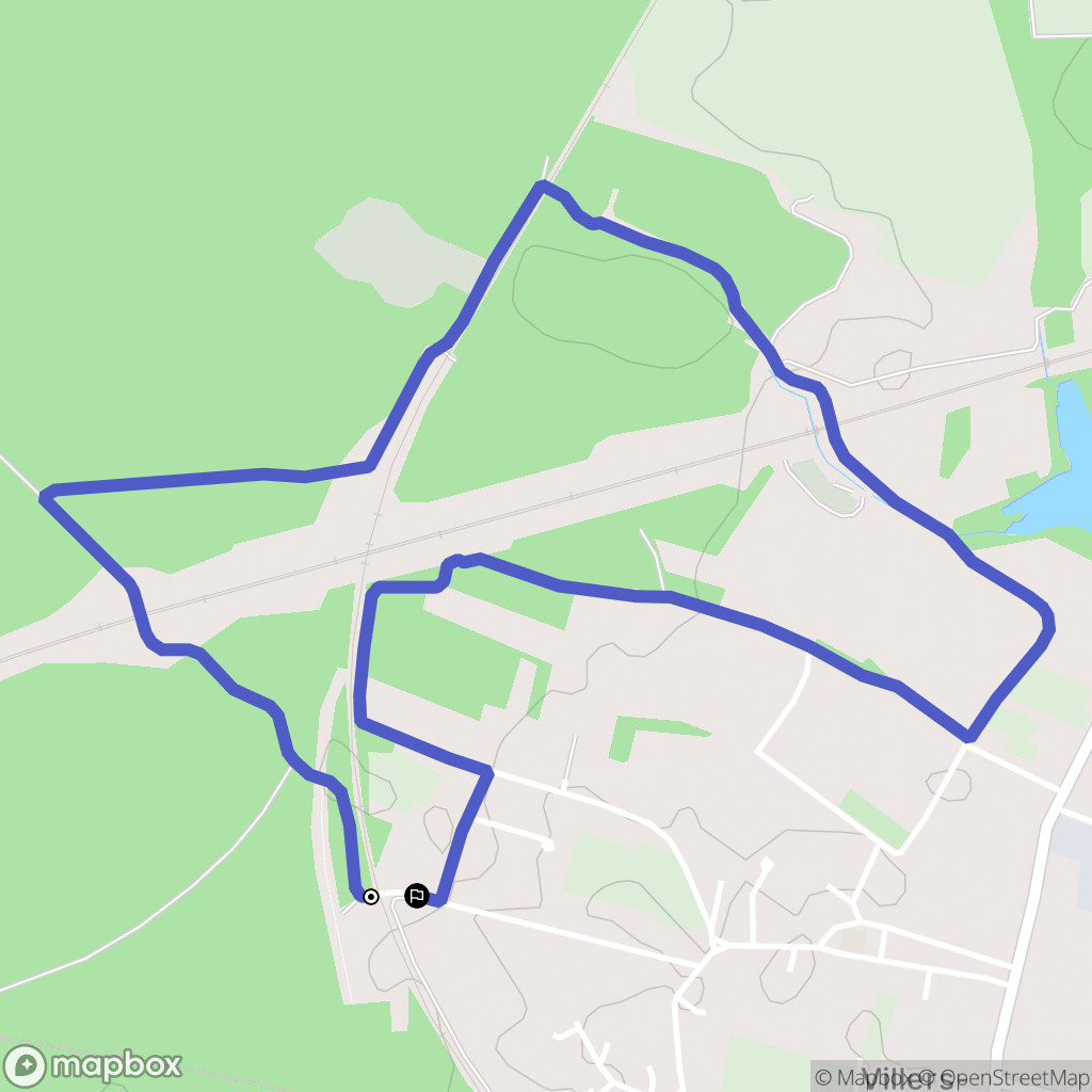 Villers-les-Pots : carte du parcours de randonnée - France