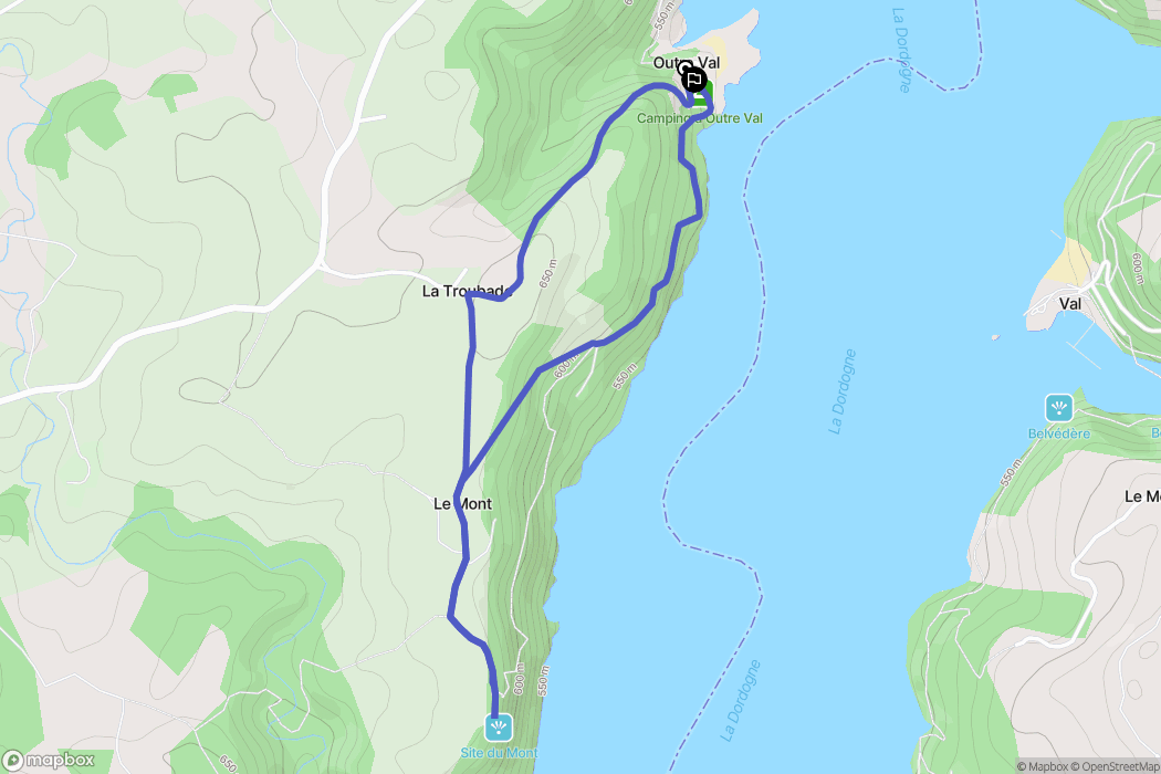 Sarroux - Saint Julien: routekaart voor buitenactiviteiten - France