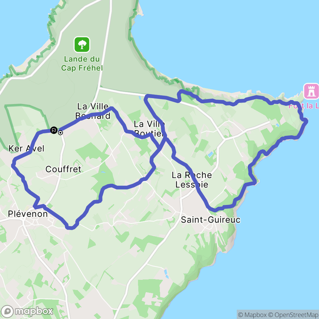 Plévenon: routekaart voor buitenactiviteiten - France