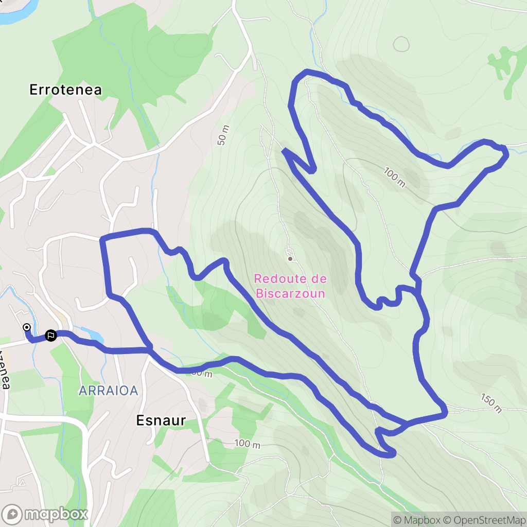 Ascain: routekaart voor buitenactiviteiten - France