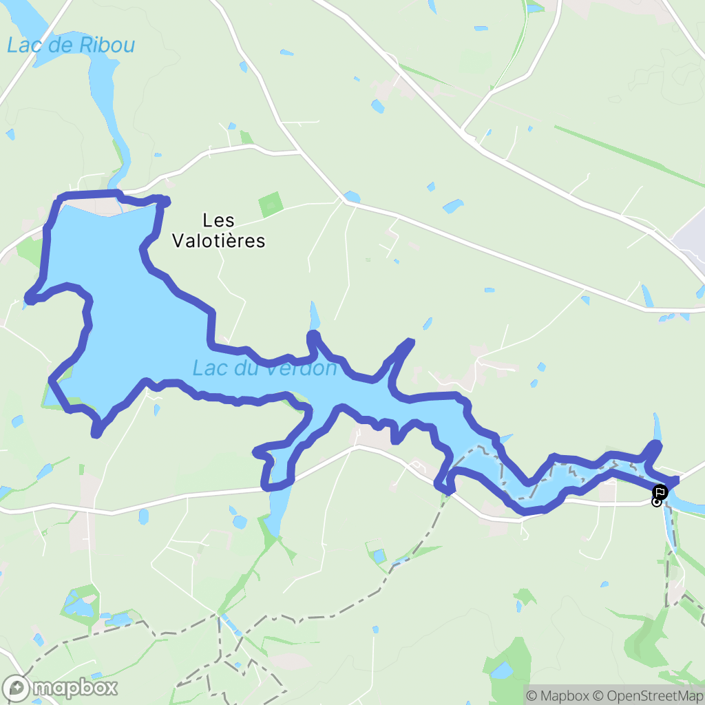 Saint-Pierre-des-Échaubrognes : carte du parcours de randonnée - France