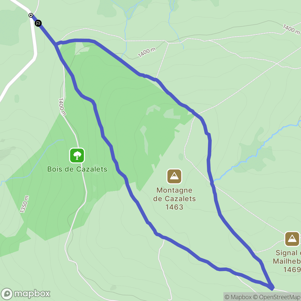 Saint Geniez d'Olt et d'Aubrac: routekaart voor buitenactiviteiten - France