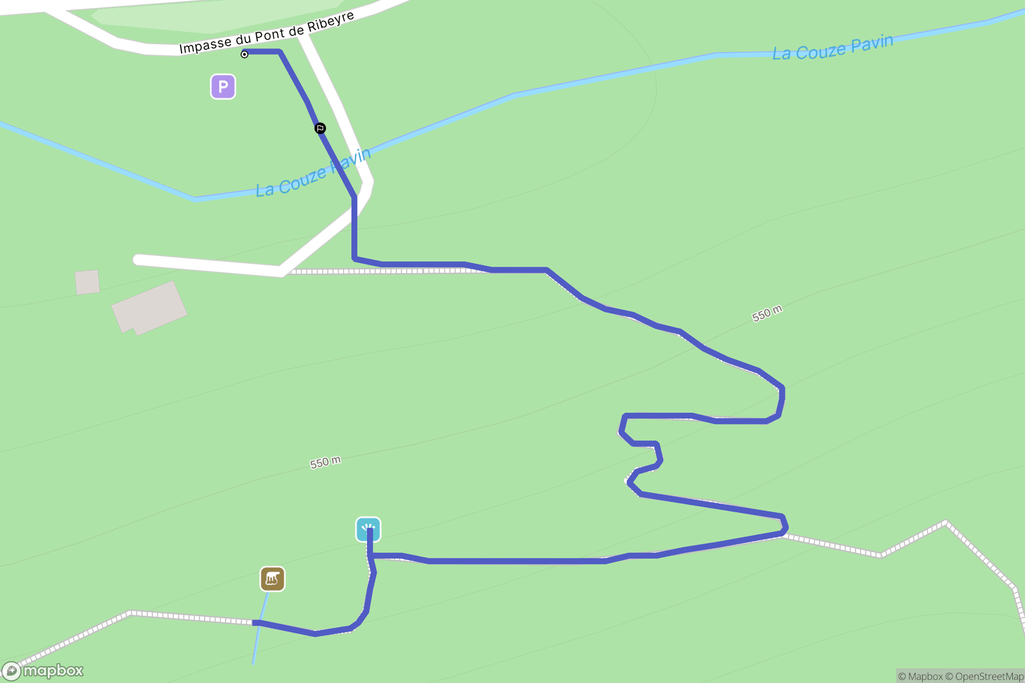 Saint-Floret: routekaart voor buitenactiviteiten - France