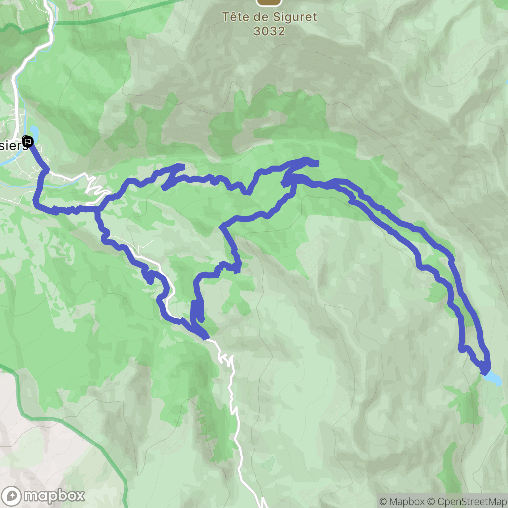 Jausiers: routekaart voor buitenactiviteiten - France