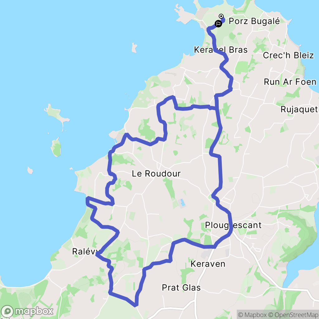 Plougrescant: routekaart voor buitenactiviteiten - France