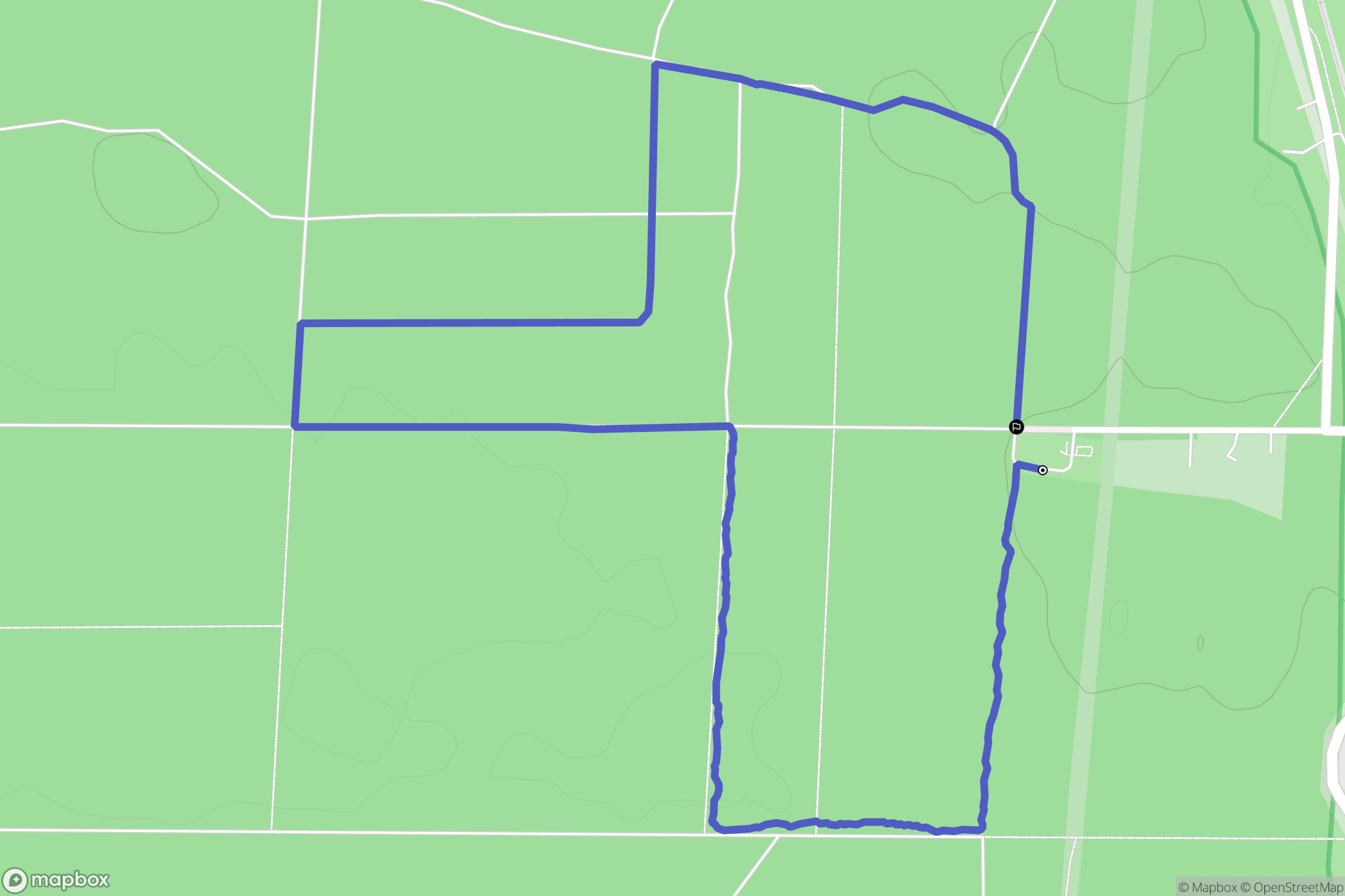 Wandzin: mapa trasy - Poland