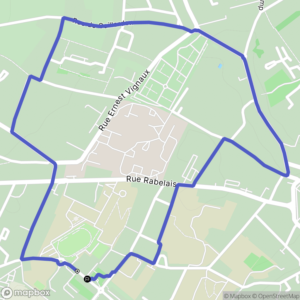 Fontenay-le-Comte : carte du parcours de randonnée - France