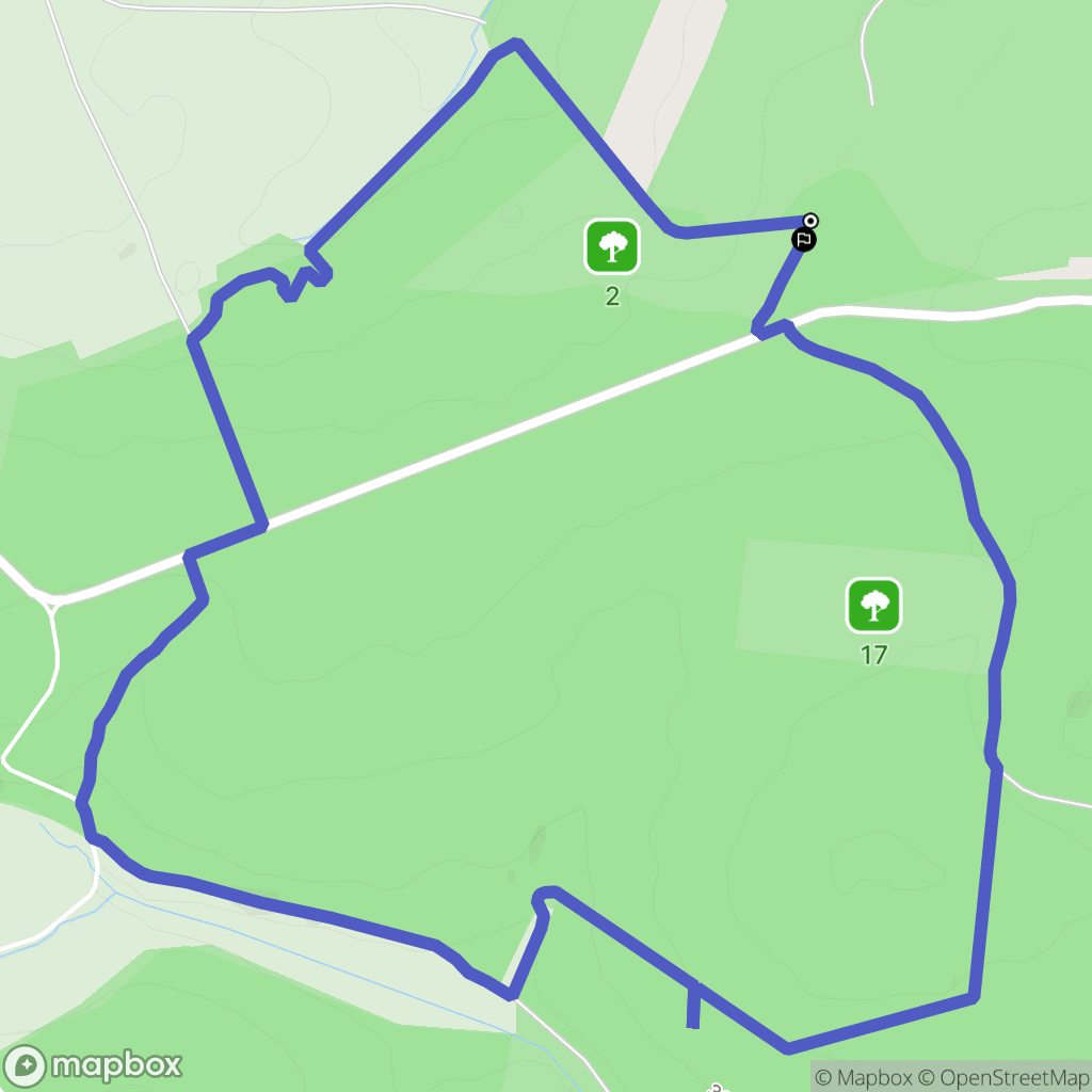 Dompcevrin : carte du parcours de randonnée - France