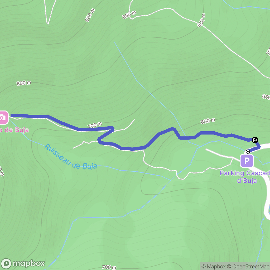 San-Gavino-di-Fiumorbo : carte du parcours de randonnée - France