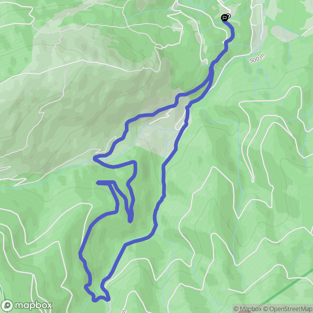 Fenouillet : carte du parcours de randonnée - France