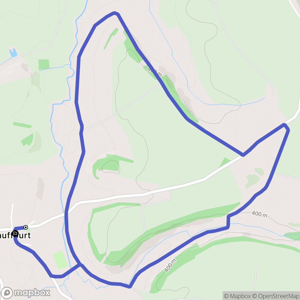 Chauffourt : carte du parcours de randonnée - France