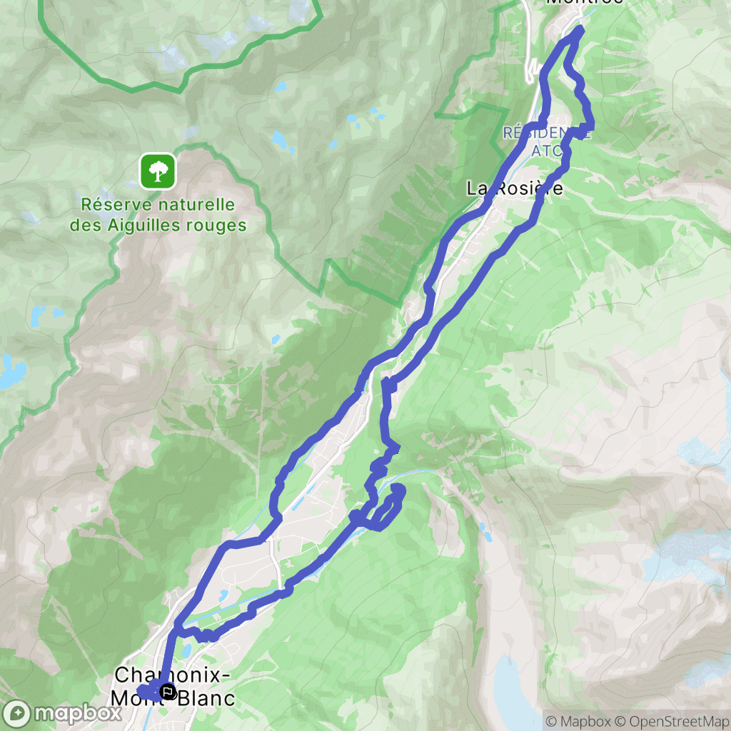 Chamonix-Mont-Blanc: routekaart voor buitenactiviteiten - France