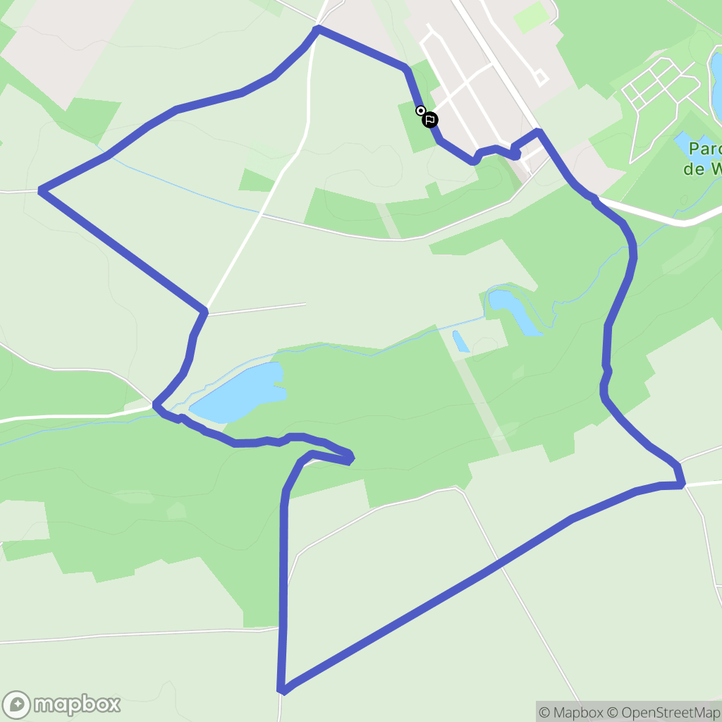 Balagny-sur-Thérain : carte du parcours de randonnée - France