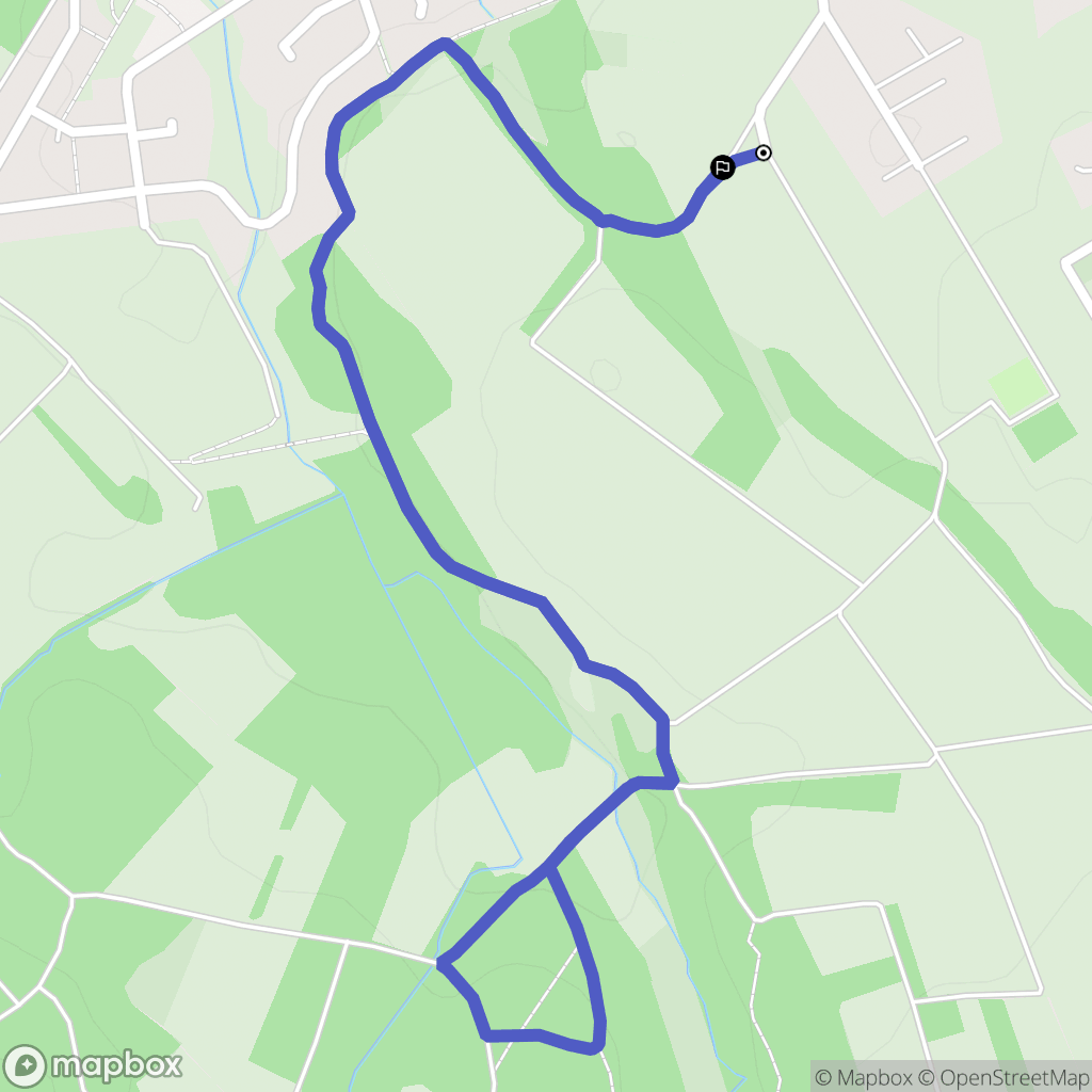 Odos : carte du parcours de randonnée - France